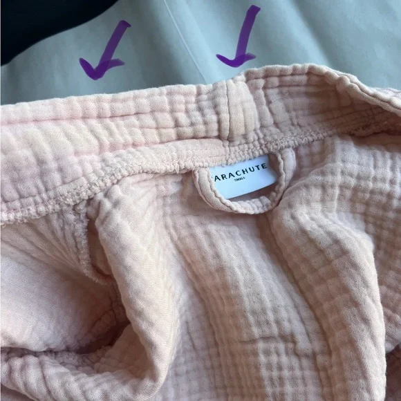 Parachute Home Pink Cloud Cotton Bathroom/Sleep Robe - Picture 7 of 11